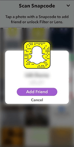 add friend snapchat